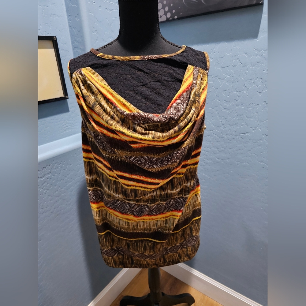 Multicolor Sleeveless Dress